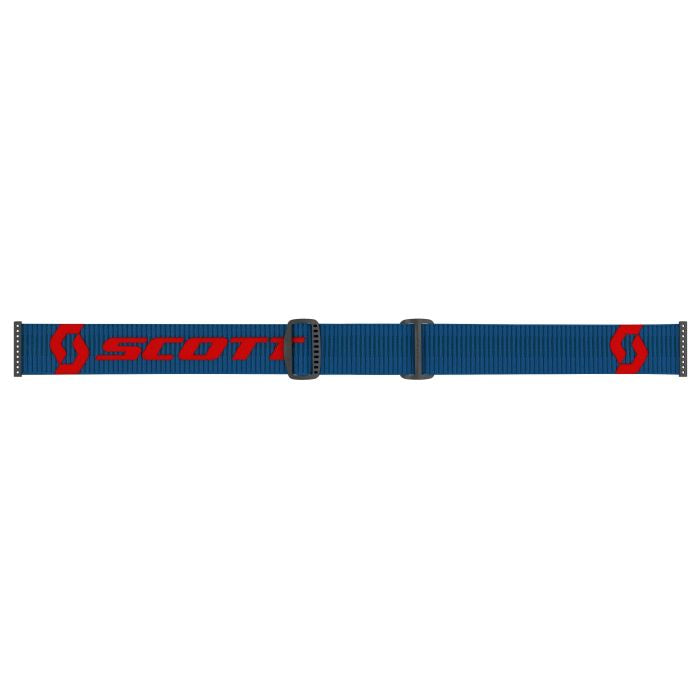 SCOTT FURY LS SNOWX DARK BLUE/NEON RED "LS" RED CHROME