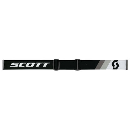 SCOTT FURY LS SNOWX PREMIUM BLACK/WHITE "LS" BLUE CHROME