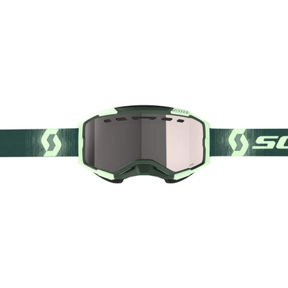 SCOTT FURY SNOWX DARK GREEN/MINT GREEN SILVER CHROME