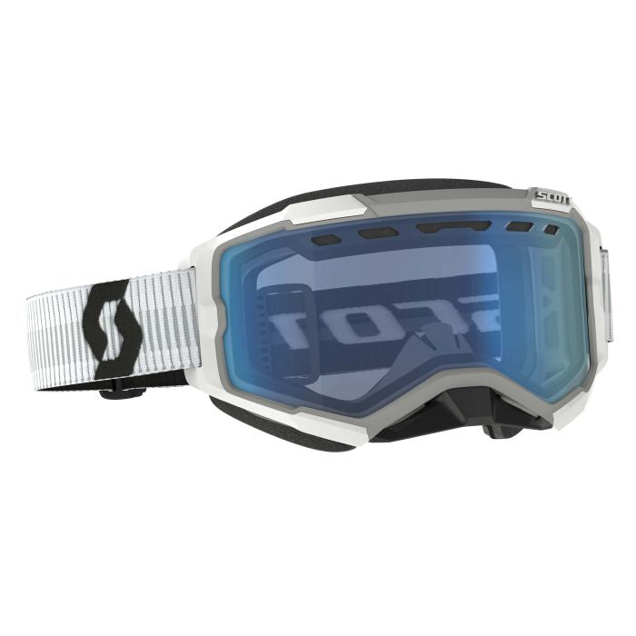 SCOTT FURY SNOW CROSS WHITE BLUE TINT