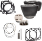 S&S CYCLE Cylinder Kit - 131" Stroker Cylinder - Wrinkle Black w/Highlights - M8 910-0762A