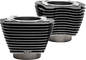 S&S CYCLE Cylinder Set - 4.25" Bore - Unhoned - Black Granite w/Highlights - M8 910-0739A