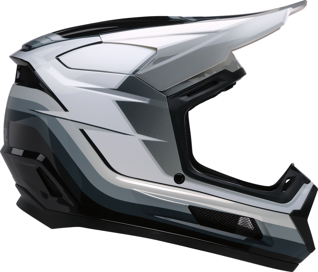 Z1R Youth Dirt Maxx Helmet - Vortex - Black/White/Gray - Small 0111-1725