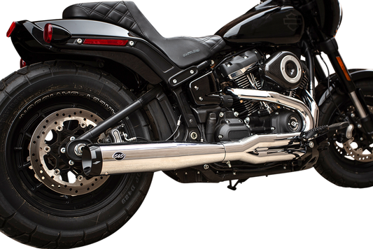 S&S CYCLE Super Street 2:1 Exhaust System - Chrome 550-0790