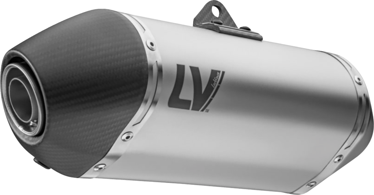 LEOVINCE LV-14 Slip-On Muffler - Stainless Steel - Tenere 700 15609U