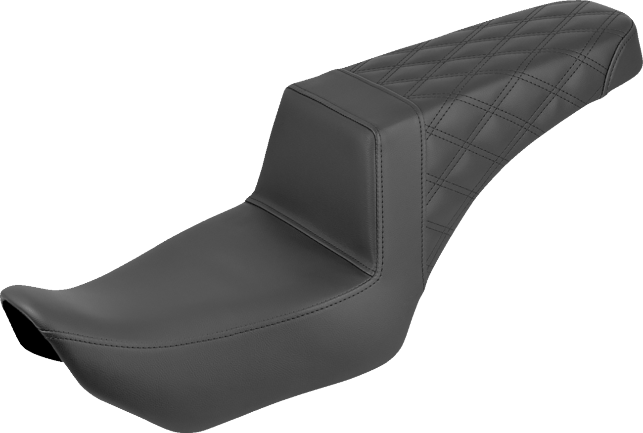 SADDLEMEN Step-Up Seat - Rear Lattice Stitch - Nightster '22-'25 822-11-173