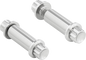 ARLEN NESS Bolt Kit - Footpeg - 12-Point - Titanium - Polish 300-800