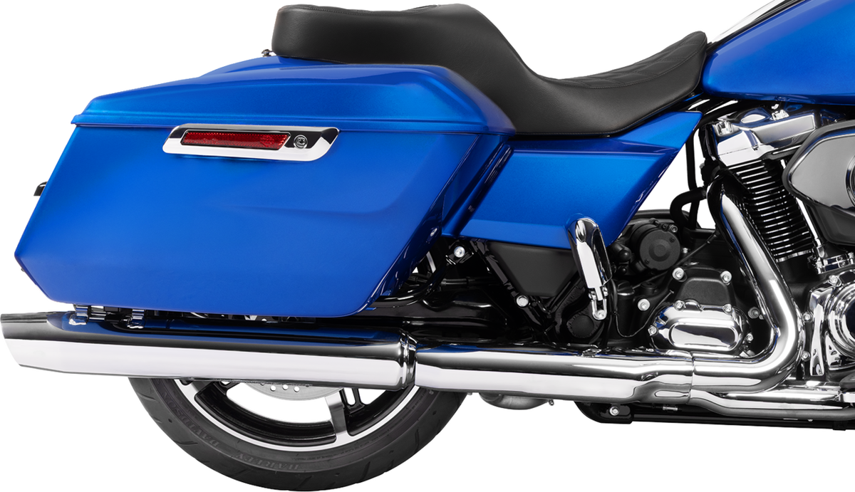 DRAG SPECIALTIES SEATS Forward Position Freedom Seat - Vinyl - Black Double Diamond Stitch - FLH/FLT '23-'25 4715B