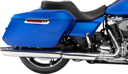 DRAG SPECIALTIES SEATS Forward Position Freedom Seat - Vinyl - Black Double Diamond Stitch - FLH/FLT '23-'25 4715B