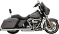KHROME WERKS 2-into-1-into-2 Dominator-SR Exhaust System - Chrome - Without End Caps - M8 Touring 200400A-SR