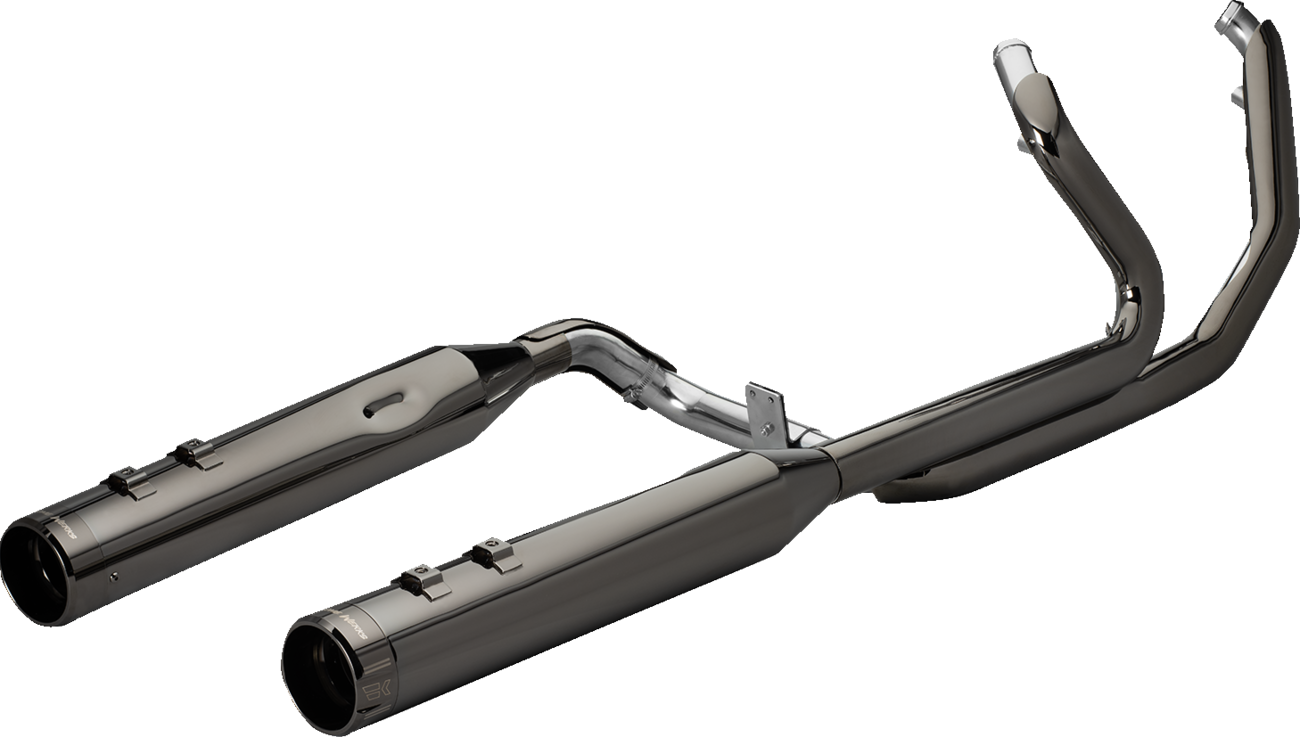 KHROME WERKS 2-into-1-into-2 Dominator-SR Exhaust System - Eclipse - Without End Caps - M8 Touring 201810A-SR