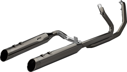 KHROME WERKS 2-into-1-into-2 Dominator-SR Exhaust System - Eclipse - Without End Caps - Twin Cam Touring 201830-SR