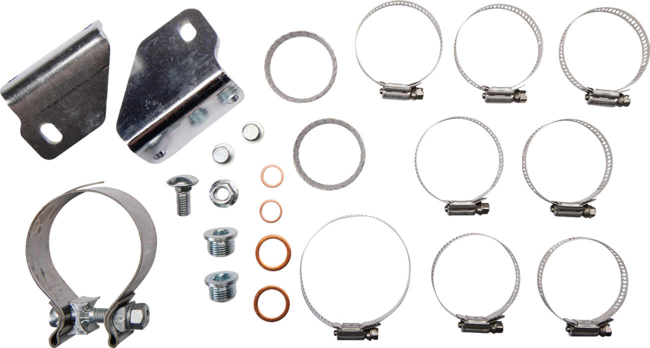 KHROME WERKS 2-into-1 Outlaw-SR Exhaust System - Black - Without End Cap - Twin Cam Touring 200785-SR