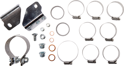 KHROME WERKS 2-into-1 Outlaw-SR Exhaust System - Black - Without End Cap - Twin Cam Touring 200785-SR