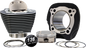 S&S CYCLE 132" High Compression | 136" Big Bore Kit - 4.320" Bore - Black Granite w/Highlighted Fins - M8 910-1010A