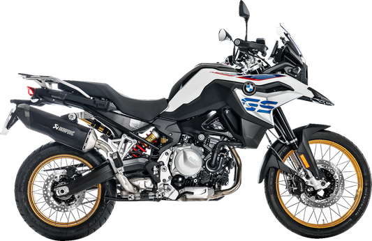 AKRAPOVIC Slip-On Line Muffler - Titanium Black - BMW F850GS S-B9SO3-HFBFCTBL/1