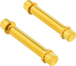 ARLEN NESS Bolt Kit - Footpeg - 12-Point - Titanium - Gold 300-805