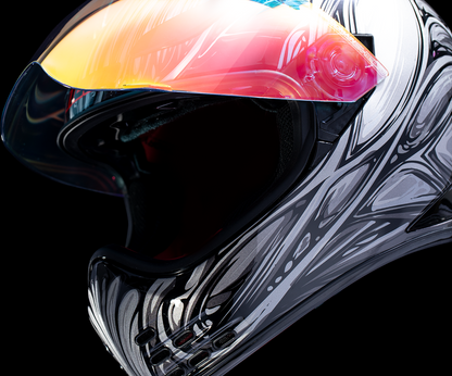 ICON Domain™ Helmet - Nouveau - Silver - XS 0101-18523