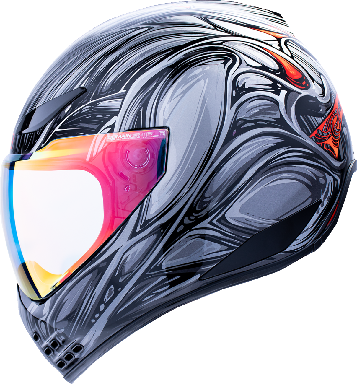 ICON Domain™ Helmet - Nouveau - Silver - Small 0101-18524