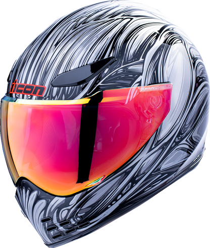ICON Domain™ Helmet - Nouveau - Silver - Medium 0101-18525