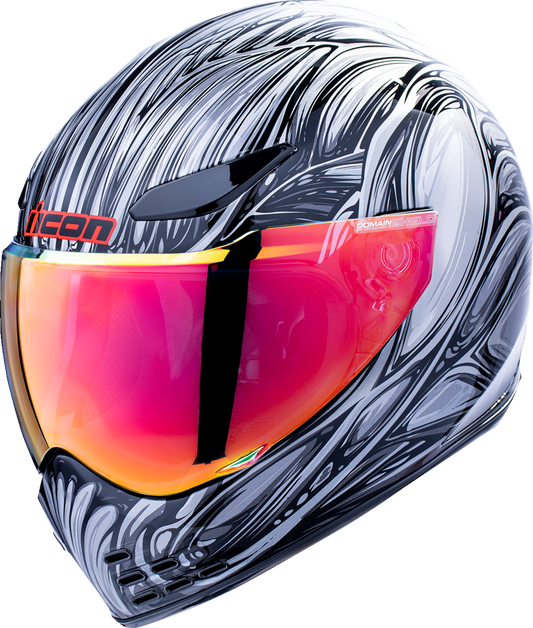 ICON Domain™ Helmet - Nouveau - Silver - 2XL 0101-18528
