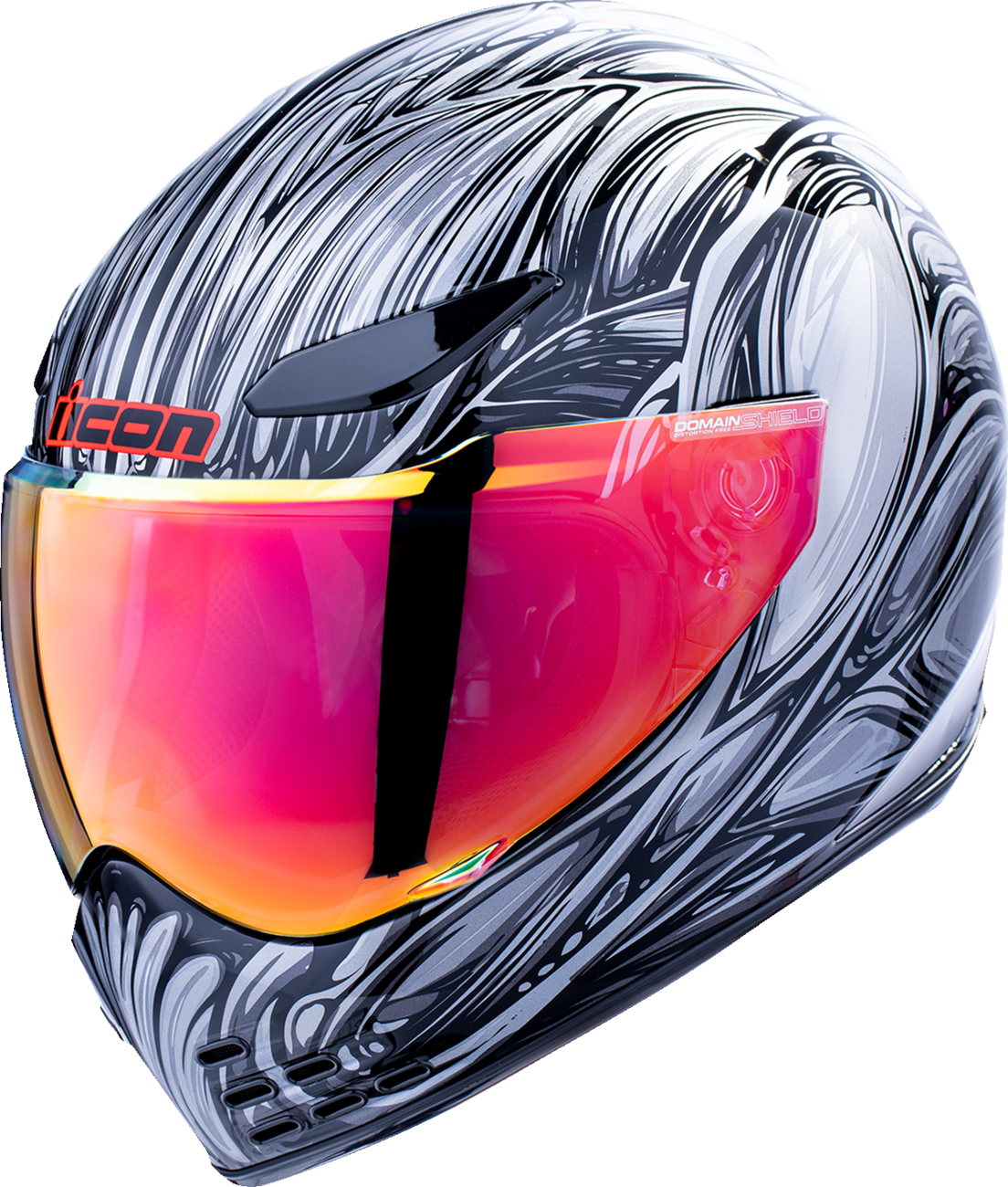 ICON Domain™ Helmet - Nouveau - Silver - 3XL 0101-18529