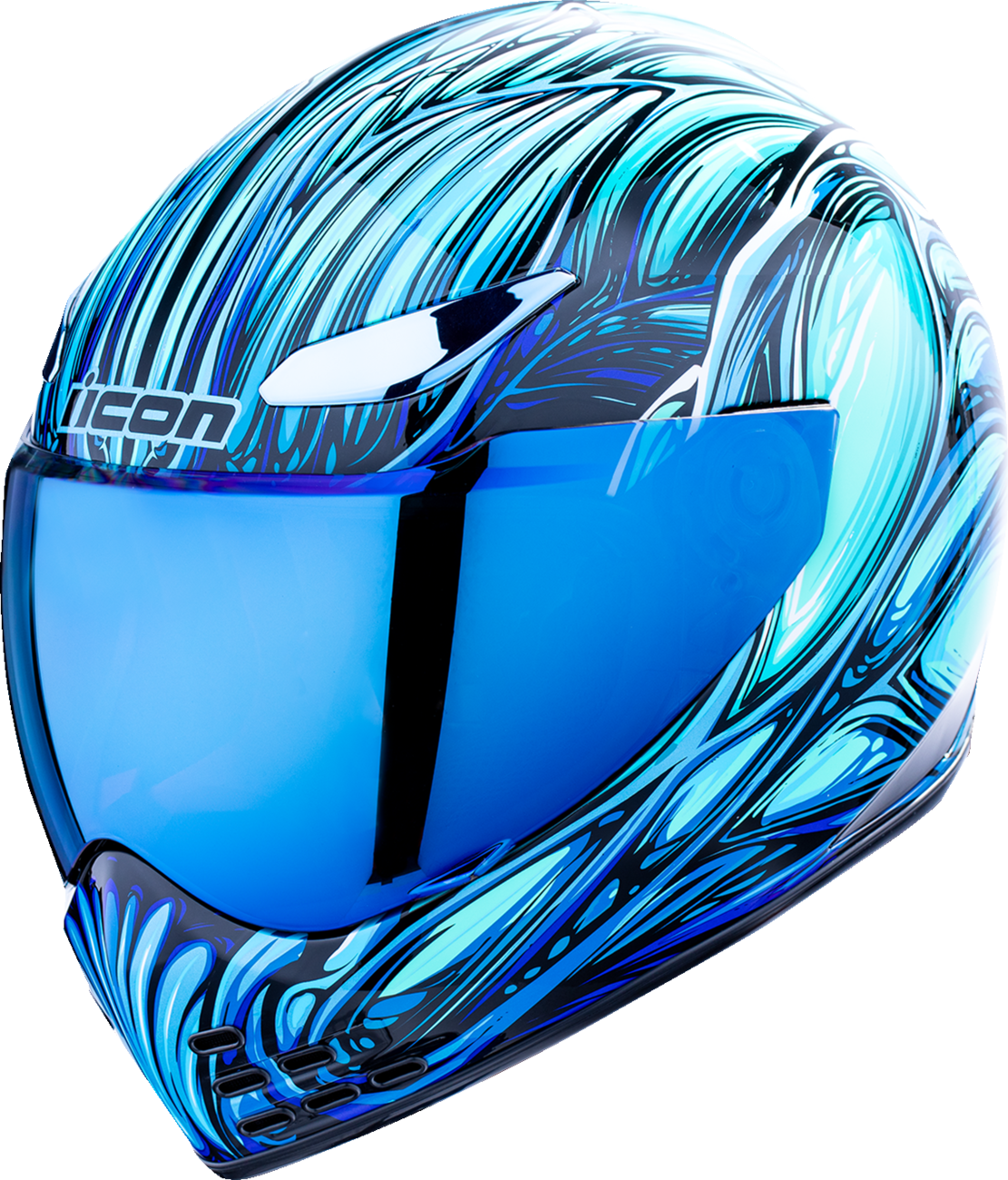 ICON Domain™ Helmet - Nouveau - Blue - Small 0101-18531