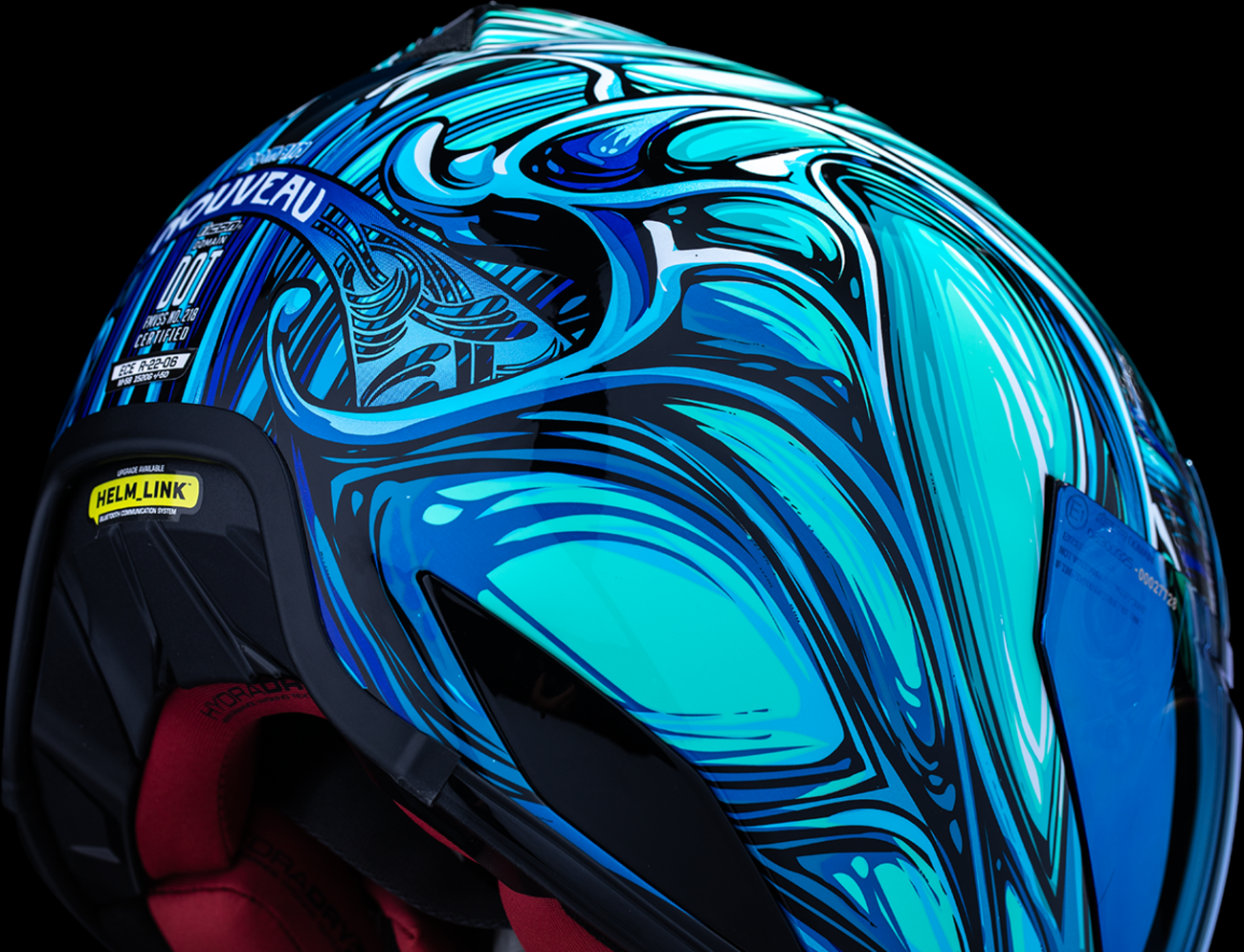 ICON Domain™ Helmet - Nouveau - Blue - Small 0101-18531