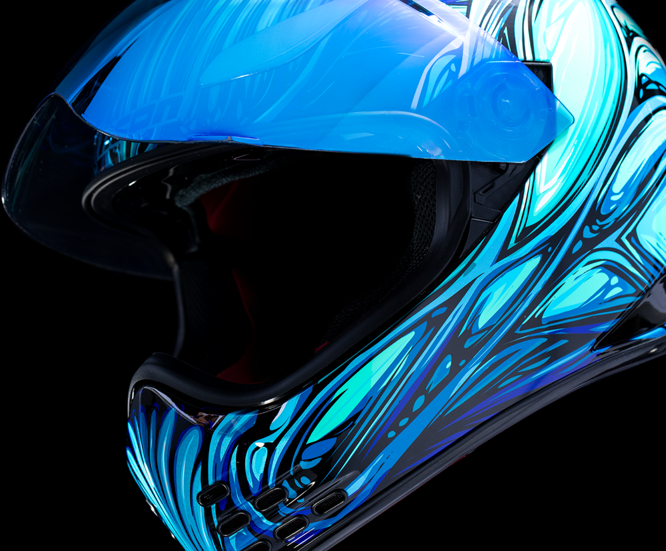 ICON Domain™ Helmet - Nouveau - Blue - Small 0101-18531