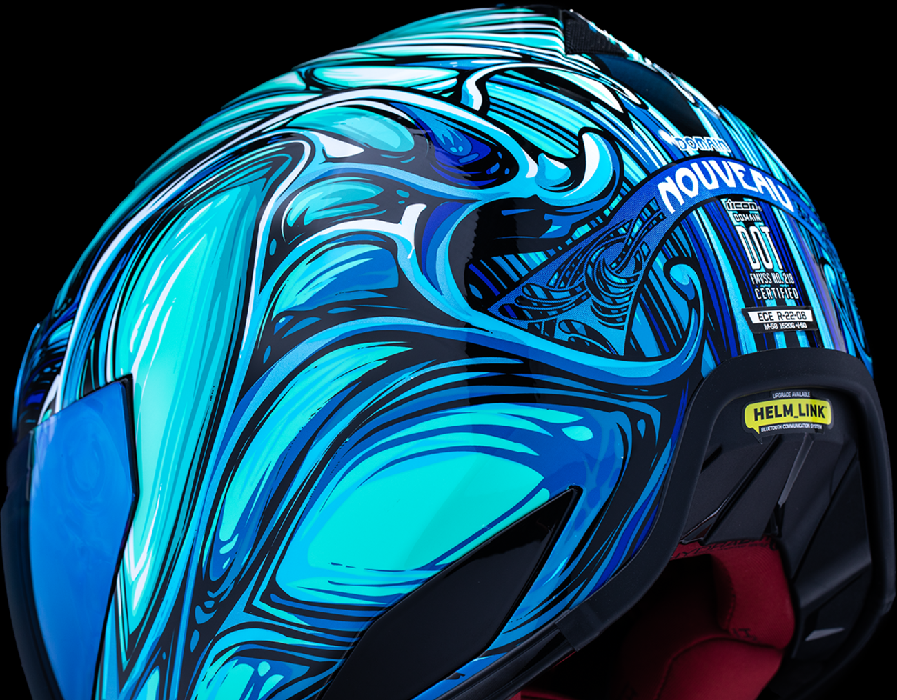 ICON Domain™ Helmet - Nouveau - Blue - XL 0101-18534