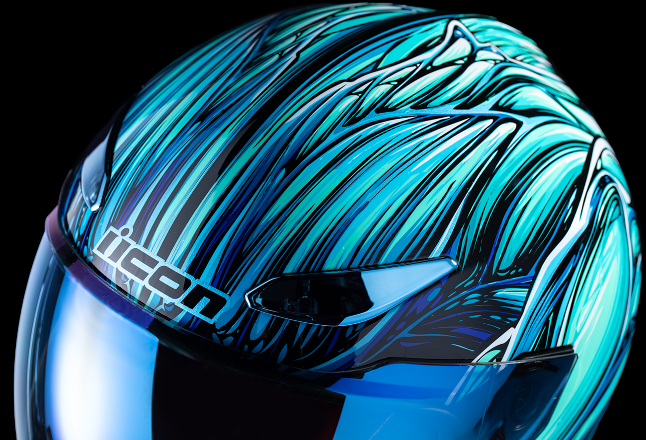 ICON Domain™ Helmet - Nouveau - Blue - 2XL 0101-18535