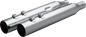 KHROME WERKS HP-Plus® Slip-On Mufflers - Straight Cut - 4" - M8 - Chrome 40FST-1011-CHR