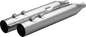 KHROME WERKS HP-Plus® Slip-On Mufflers - Straight Cut - 4" - Trike/Twin Cam - Chrome 40FST-1021-CHR