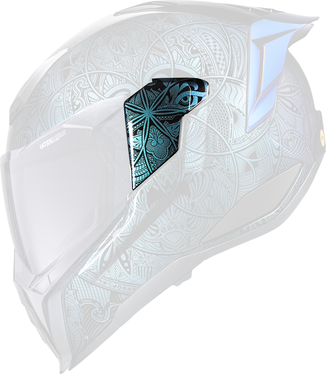 ICON Ultraflite™ Side Plates - Opal Mandala - Blue 0133-1750