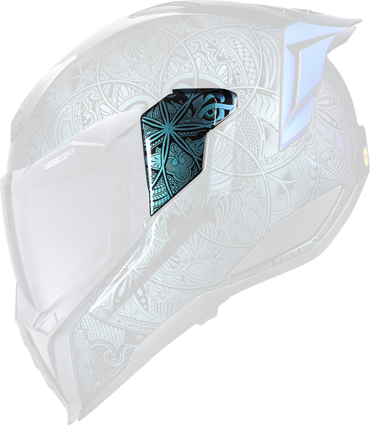 ICON Ultraflite™ Side Plates - Opal Mandala - Blue 0133-1750