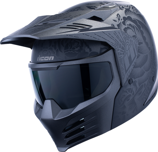 ICON Elsinore™ Helmet - Darkgard - Black - Large 0101-18341