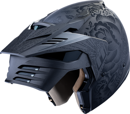 ICON Elsinore™ Helmet - Darkgard - Black - XL 0101-18342