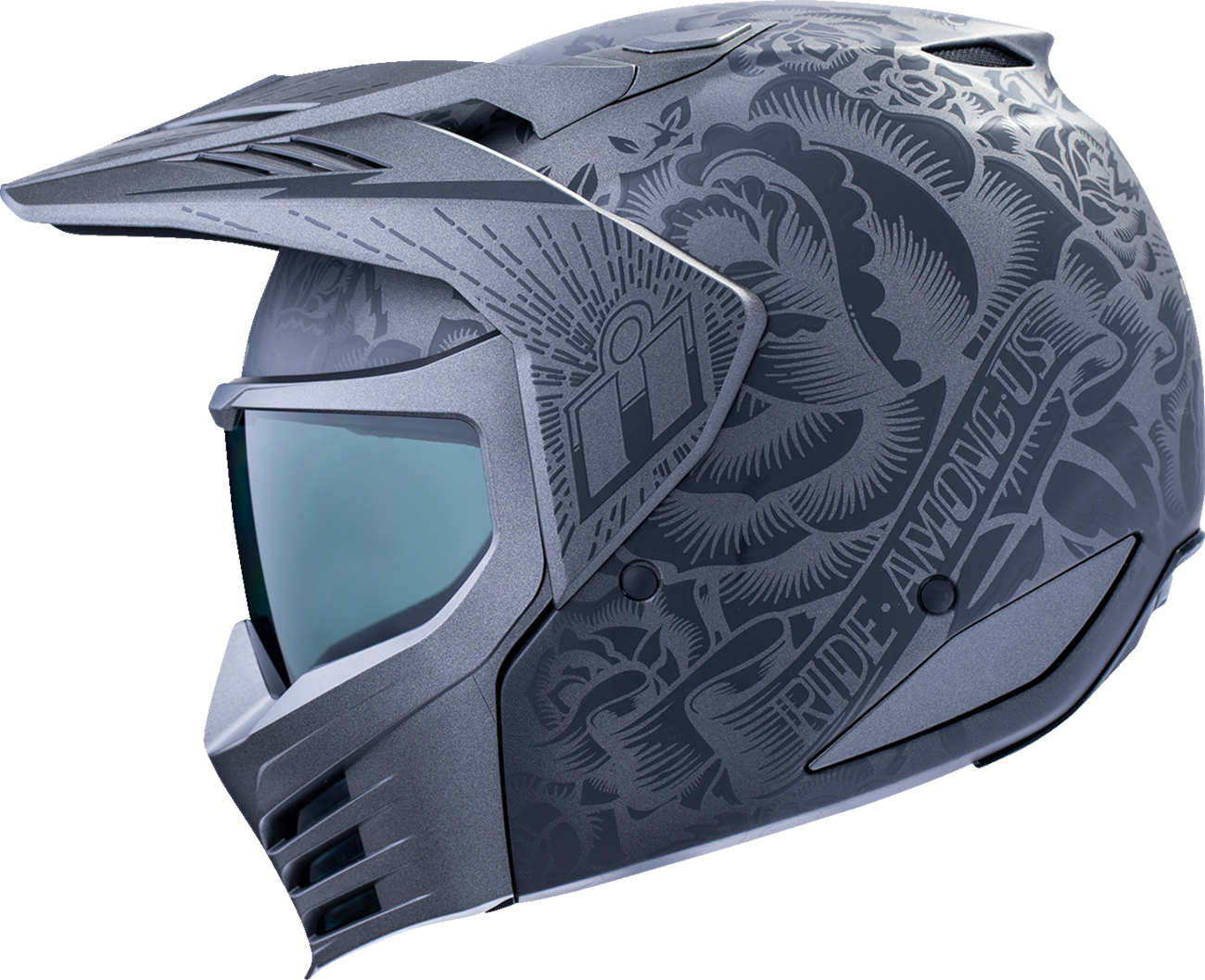 ICON Elsinore™ Helmet - Darkgard - Black - Medium 0101-18340