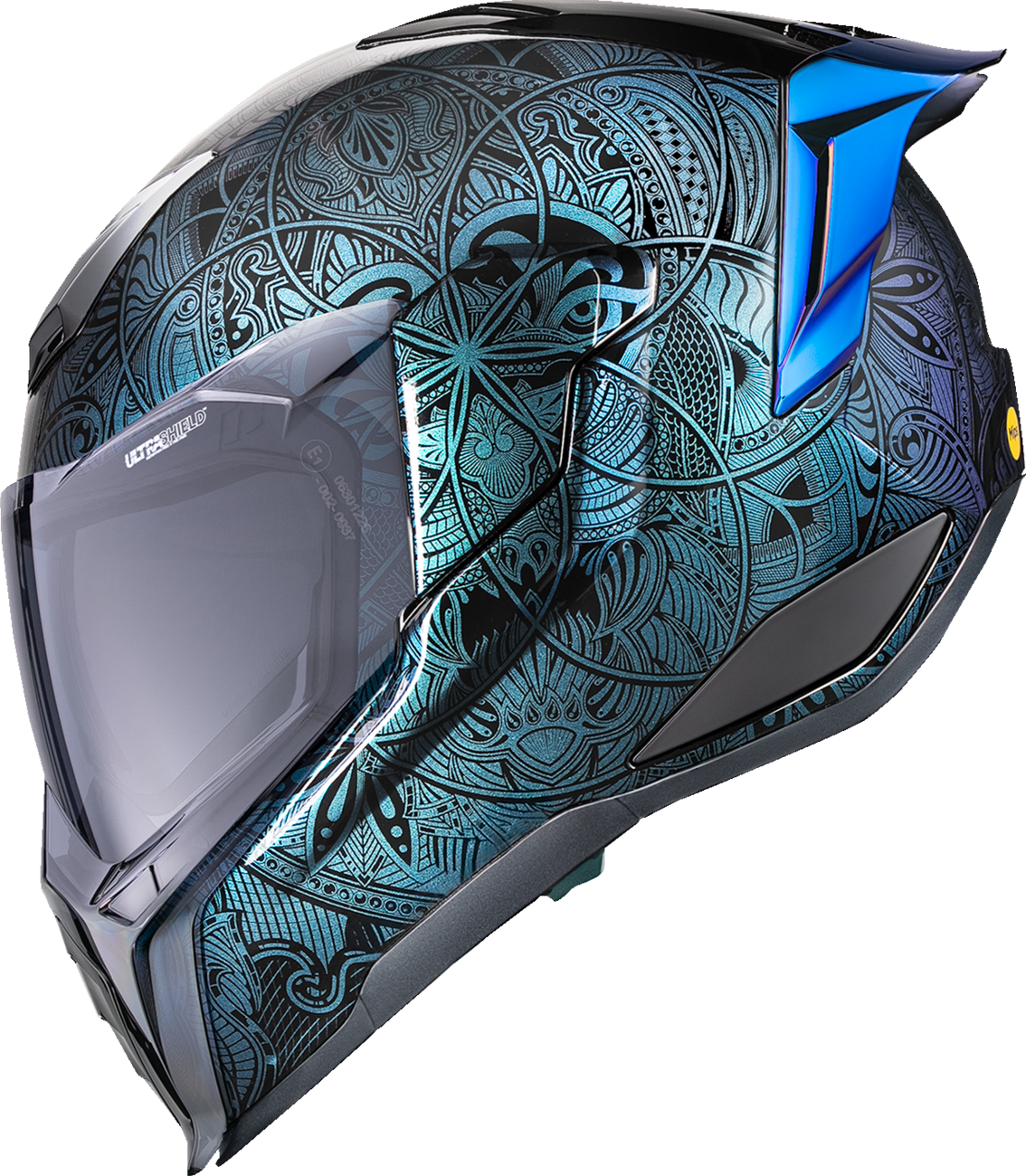 ICON Ultraflite™ Helmet - Opal Mandala - MIPS® - Blue - Small 0101-18695