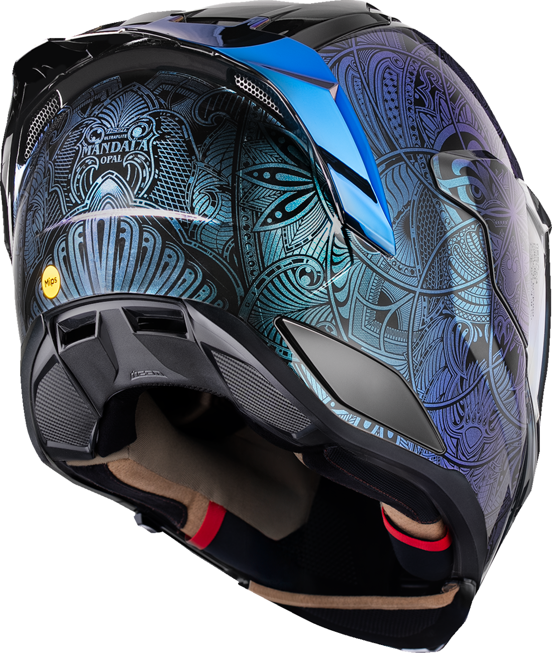 ICON Ultraflite™ Helmet - Opal Mandala - MIPS® - Blue - Small 0101-18695