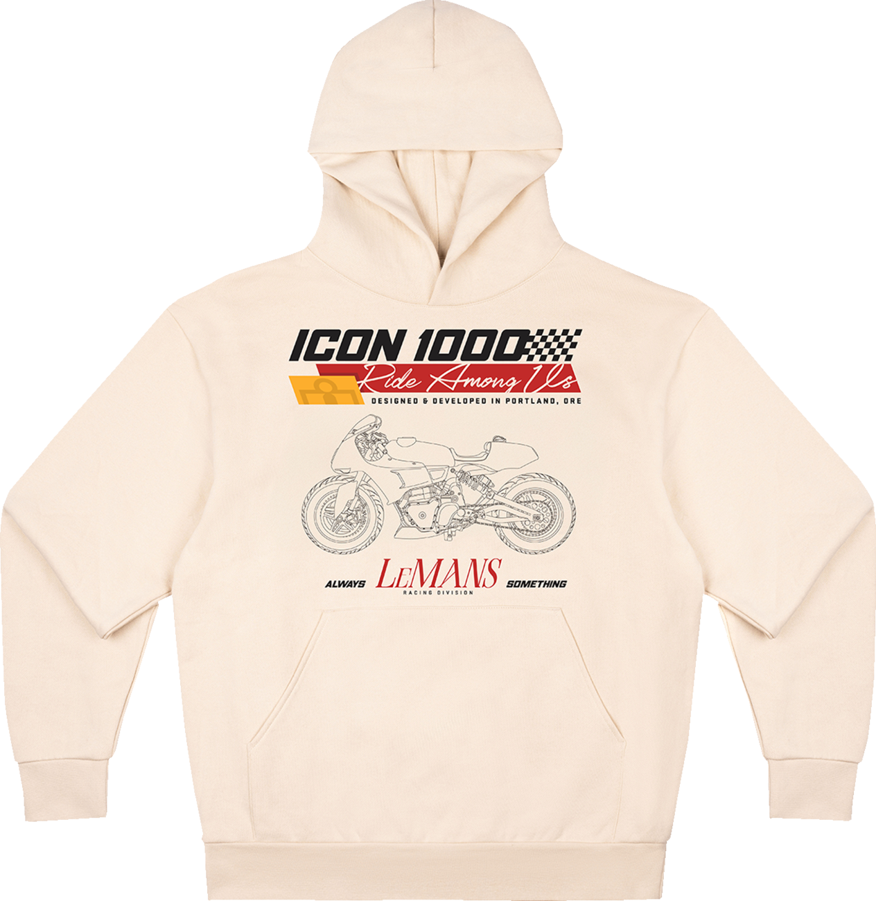 ICON Always Something™ Hoodie - Ivory - 2XL 3050-7298