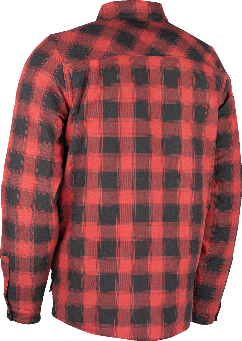 ICON Fallblock Flannel™ Jacket - Red - Medium 2820-7751