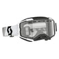 FURY SNOW CROSS PREM BLA/WHI CLEAR LENS