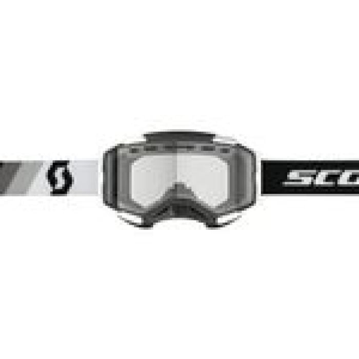 FURY SNOW CROSS PREM BLA/WHI CLEAR LENS