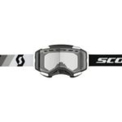 FURY SNOW CROSS PREM BLA/WHI CLEAR LENS