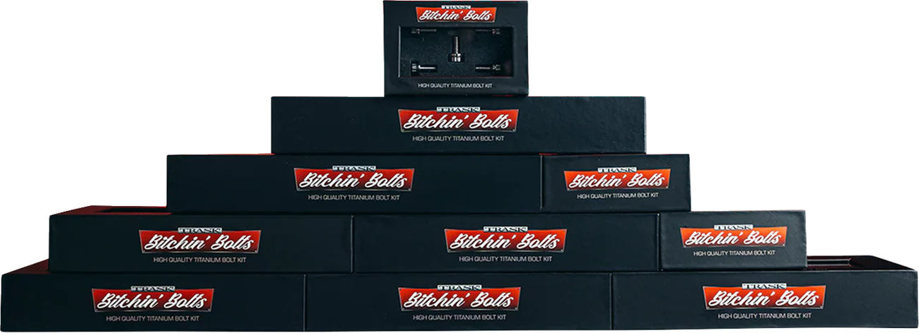 TRASK Bitchin' Bolts Hardware Kit - Titanium - M8 - Complete Driveline TM-1050