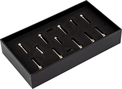 TRASK Bitchin' Bolts Hardware Kit - Titanium - M8 - Cam Cover TM-1050-C