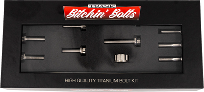 TRASK Bitchin' Bolts Hardware Kit - Titanium - M8 - Motor Mount TM-1050-E