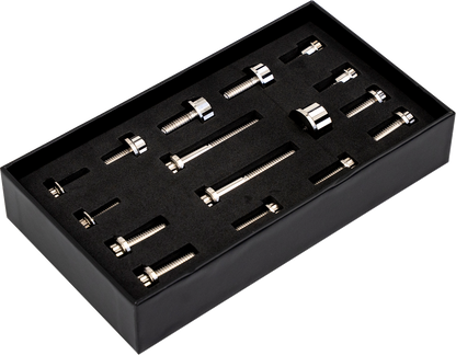 TRASK Bitchin' Bolts Hardware Kit - Titanium - M8 - Peg Mount TM-1050-F