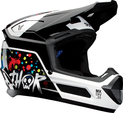 THOR Youth Fleet Helmet - Splat - Black - Medium 0111-1766